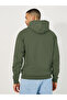 Embroidered Text Relaxed Fit Terry Hoodie - 4