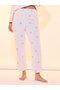 Floral Print Fleece Top & Pyjama Set - 5