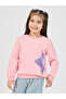 Star Sequin Cuffed Sweatshirt