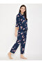 Floral Print Button Down Shirt & Pyjama Set - 5