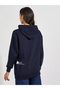 Regular Fit Longline Slogan Hoodie - 4
