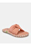 Twist Strap Open Toe Flat Sandal - 6