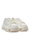 Women's Genuine Leather Casual Sports Shoes - White 25Y 121230007   Z - 5