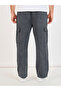 Oversized Straight Leg Joggers with Cargo Pockets - 4