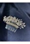 Handmade Crystal Stone Comb, Hair Accessory Engagement Wedding Promise Bridal Crown