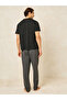 Slogan Print T-Shirt & Solid Pyjama Set - 4