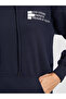 Regular Fit Longline Slogan Hoodie - 3