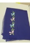 Elegant Floral Pattern Embroidered Crepe Fabric Prayer Cover, Dowry Mawlid Headcover No Needlework