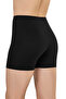 Women's Lycra Single Jersey Above Knee Leggings |   Black K26591 - 2