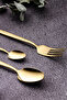 Mango Kitchen Helen Gold Steel Stainless 6 Person 36 Piece Cutlery Set 18/10 304 - 8