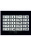 Hotel Door Table Apartment Door Silver Color Number 1 to 20 Ye