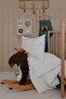 Baby Size Duvet Cover (100X150) and Elastic Sheet Set |   Green Dots - 8