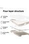 Liquid Silicone for iPhone 16E case cover (2025) Soft Microfiber Lining - Stone - 6