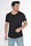 Men's Wide Neck 100% Cotton Loose T-Shirt - 3