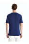 Lcwaikiki Classic Light Navy Blue Crew Neck Short Sleeve Printed Combed Cotton Men's T-Shirt (S4) - 5