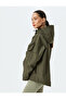 Seasonal Jacket Hooded Zippered Pocket Detailed Comfortable Fit - 3
