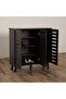 Jax 3-door Shoe Cabinet - Walnut L90xw32xh91cm - 4
