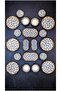 Lara - 26 Piece Porcelain Breakfast Set Iris