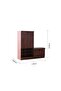 Alegra 23-pair Shoe Cabinet -dark Brown L120xw40xh120cm - 6