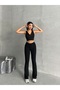 Scuba Fabric Waist-Tie Belted Inside-Looped Sweatpants Missea2577