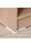 Barbados 15pair Shoe Cabinet W/open Shelves-white/oak L107.5xw29.7xh80.5cm - 5
