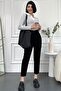 Women's Black High Waist Soft Touch Comfortable Cut Mom Jean 2024 - 3