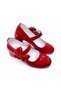 Orthopedic Heeled Evening Dress Girls' Shoes Glossy Series Abiayk2401 Patent Leather Red - 5