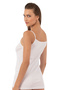 Özkan 0107 - 3 Pack Women's Rib Flexible Undershirt, 100% Cotton, Rope Strap - 3