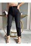 Black Mom Jean Women's Boyfriend High Waist Lycra Jeans - 2