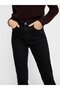 MRN Trend Women's Black Od Stonewashed Black Color High Waist Mom Mold Jeans - 3