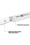 Utility Knife 5" German Kitchen Knife, Razor-sharp Stainless Steel Knife, Abs Handle - 2