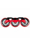 إطار تزلج Triskate V3 125MM 85A أحمر كامل