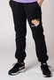 Girl's Short Sleeve T-Shirt and Sweatpants Set with Edge Print - 3
