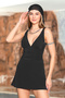 Shorts Dress Swimsuit Skirted Swimsuit Swimwear Bathing Suit 1906-01 Black