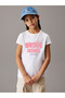 Children's Heartbeat Printed Cotton Tshirt