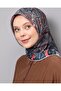 وشاح قطني ناعم مخيط يدويًا بنمط عرقي