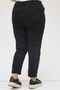 9125-5 Large Size Boy Friend Jeans - Black - 4