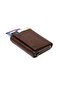 Men's Mechanized Card Holder and Wallet - Dark Brown - 4