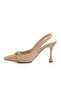 Nude Thin Heeled Women's Evening Dress Shoes 671124   Z - 2
