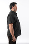 Short Sleeve Black Linen Men's Shirt Kk-8048-Tss - 6