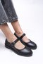 Saelheira Women's Ballerinas 0012250   Black Skin