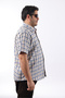 Short Sleeve Plaid Cotton Men's Shirt Kk-8069-Tss - 6