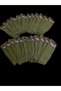 Economic Pack of 24 - Novice Size Soldier Socks, Khaki Green, Stretchy Combed Cotton, Standard Size Kç24-1 - 7
