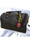 Steel Bag Accessory Strawberry Charm Gold Color Keychain - 2