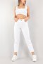Women's White High Waist Mom Jeans