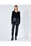 Lace mix cutout sweater - 2