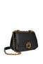 Flap bag with chain strap