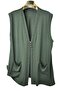 Large Size Combed Cotton Jewelled Short Vest