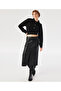 Shirt Collar Padded Blouse - 5