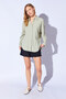 Çağla Seersucker Oversize Relaxed Fit Women's Shirt Ek 100161103 - 2